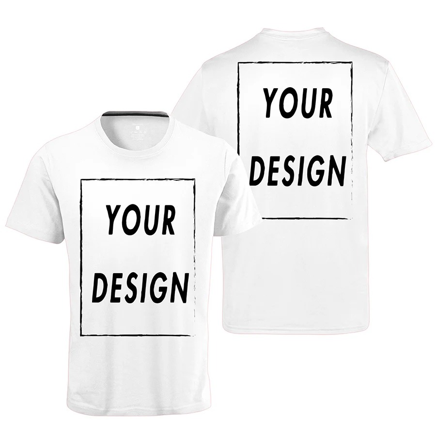 Custom T-shirt Design Your Own Text Logo Professional Image Processing Cotton Short Sleeve Men Women Personalized T Shirts Gifts