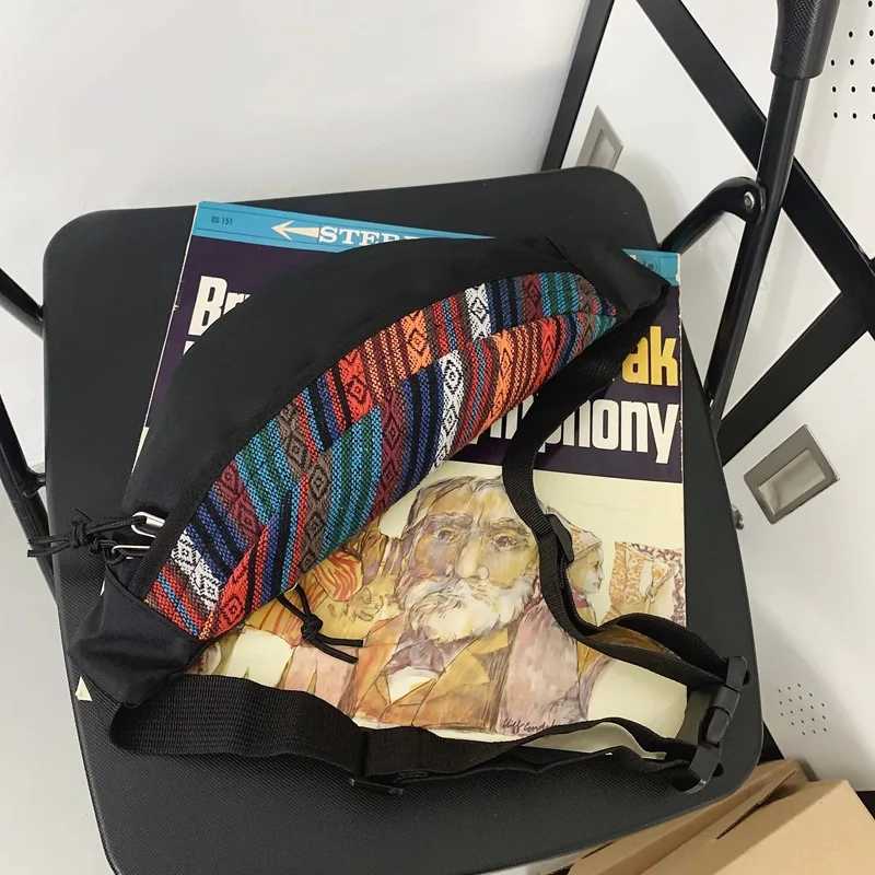 2025 Spring Ethnic Style Outdoor Multifunction Waterproof Chest Bag Men Women Hip Hop Sport Waist Bag Vintage Casual Fanny Pack W250604