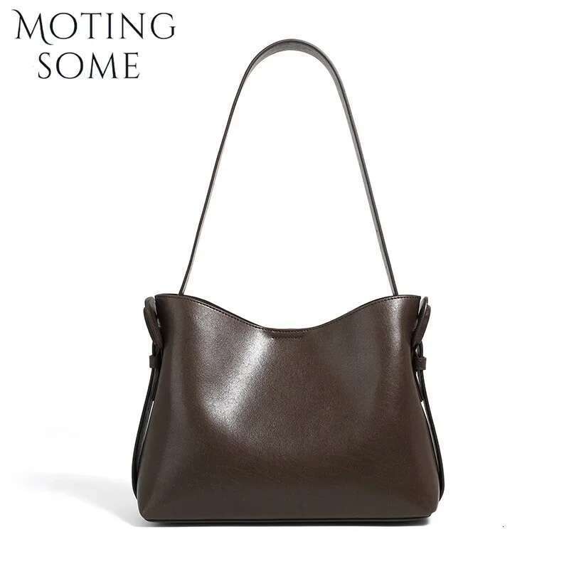 Motingsome Minimalism Women Fallow Style Shoulder Handbag And Purses Designer Satcheles Bosoton Tote 2025 New