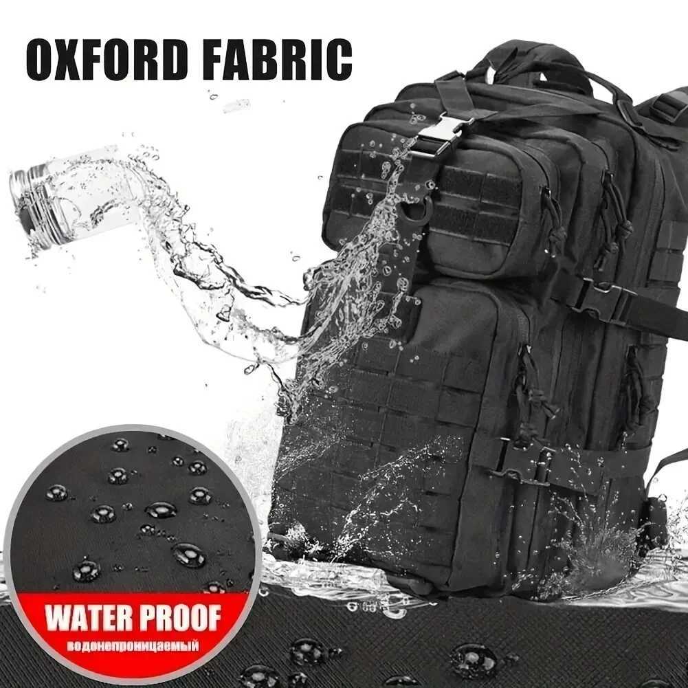 45L Man Tactical Backpacks Hiking Traveling Bags Survival Outdoor 3P Assault Pack EDC Molle Pack For Trekking Hunting Bag W250603