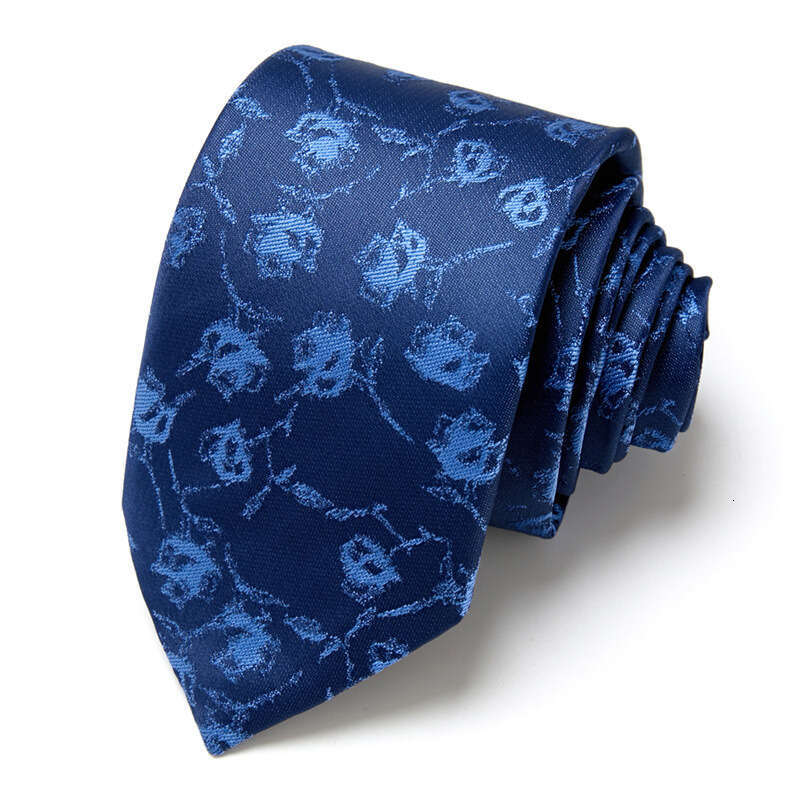Men's Professional Business Tie High-Quality Hand-Knit Poly-Silk for Interviews & More