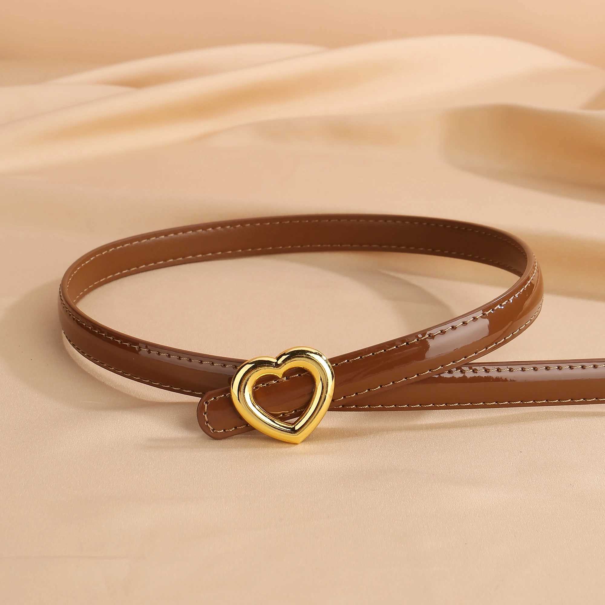 Genuine Leather Women Fashion Belt Metal Buckle Waistband For Dress Jeans Golden Buckle Adjustable Luxury Women Belts W250604