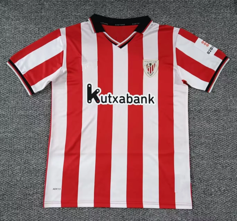 25/26 Correct edition of Athletic Bilbao home jersey, WILLIAMS JR custom T-shirt