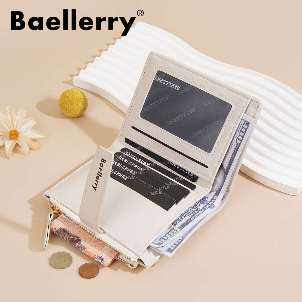 New Women's Short Baellerry Cartoon Bear Drawstring Coin Purse Mini Wallet