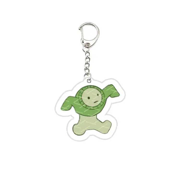 Acrylic Smiski Keychain for Accessories Bag Smiski Key Chain Key Ring Pendant Keyring Chains Fans Gifts W250604