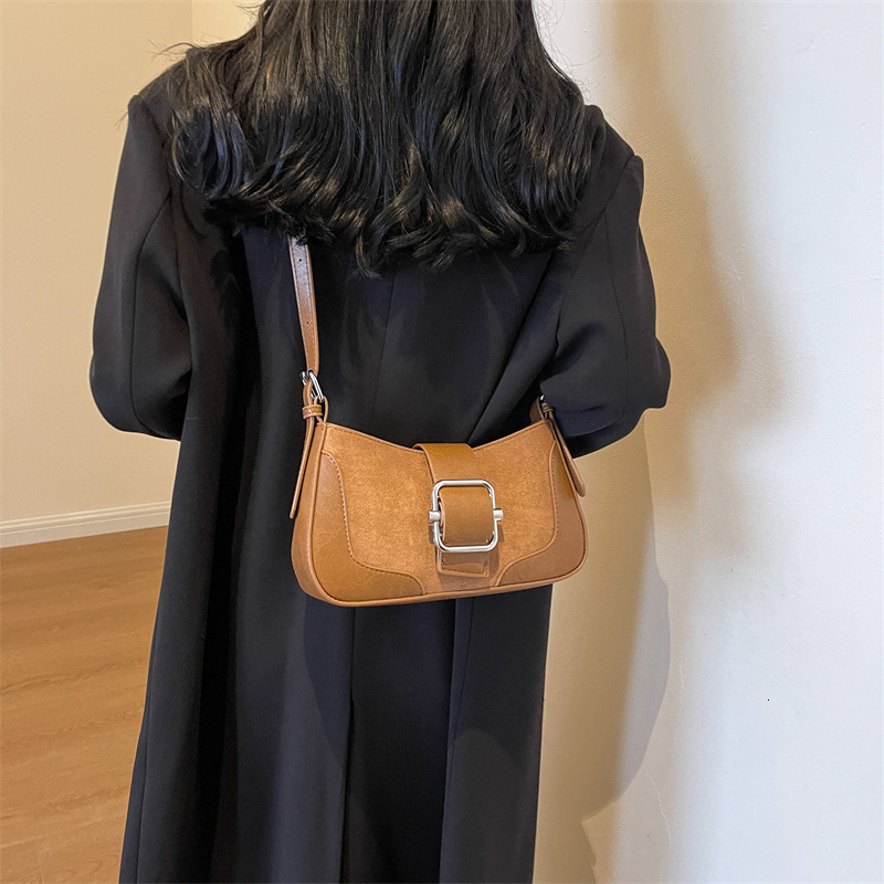 Free Shipping Designer Bag High-quality Underarm Bag Women's 2025 New Retro Fashion Wasteland Style Small Square Bag Commuting Shoulder Bag