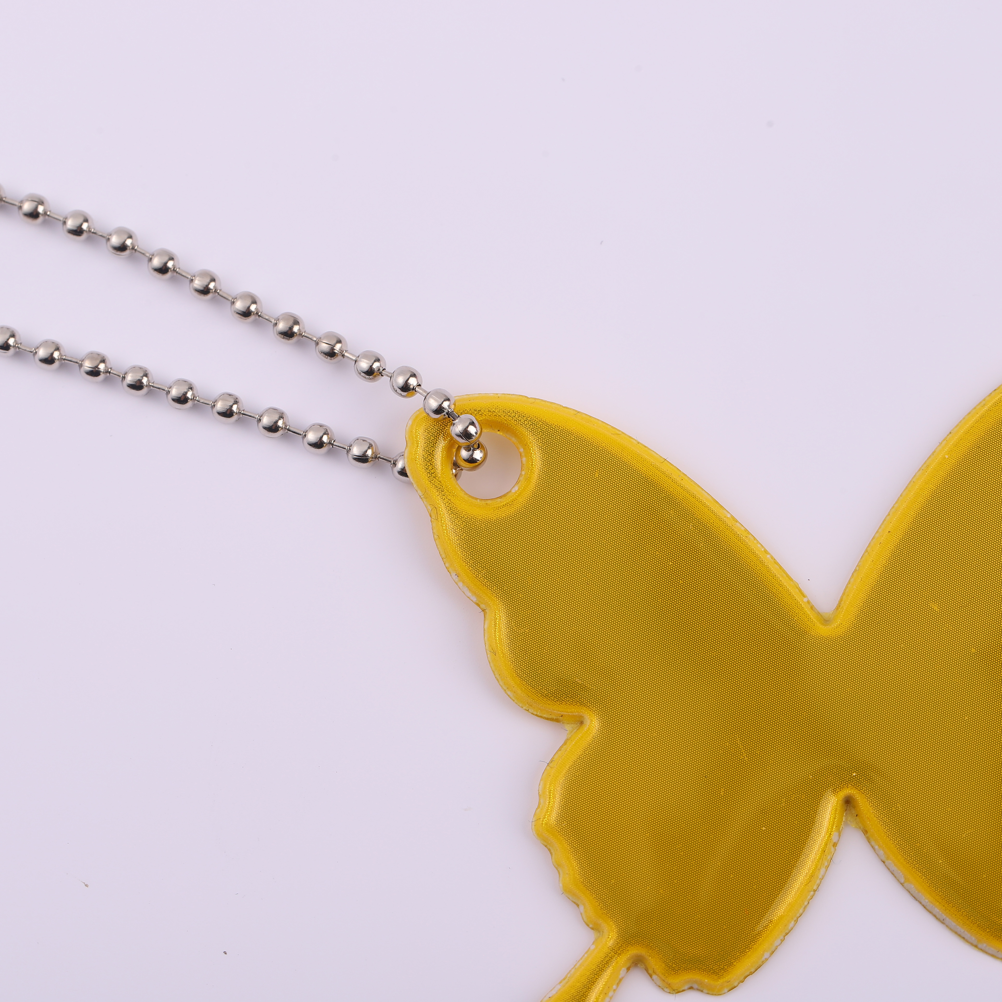 Reflective Butterfly Shape Backpack Pendant Enhancing Evening Visibility - Customizable Bulk Orders Available