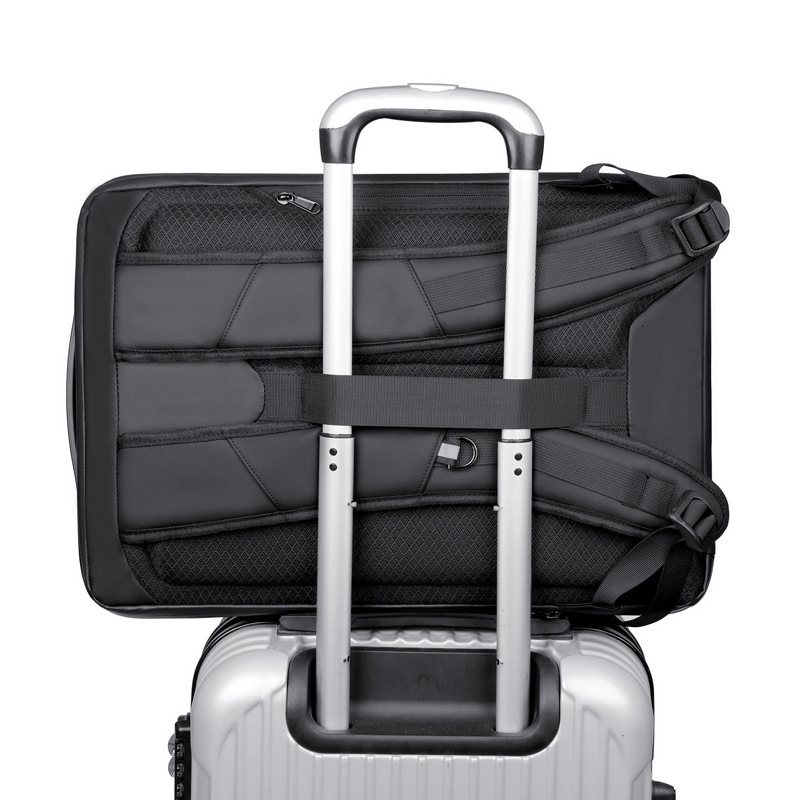 Free Shipping Hard Shell Outdoors Backpack Designer Bag Large Capacity ABS Laptop Bag USB Men's Backpack Hard Shell Bag Wholesale