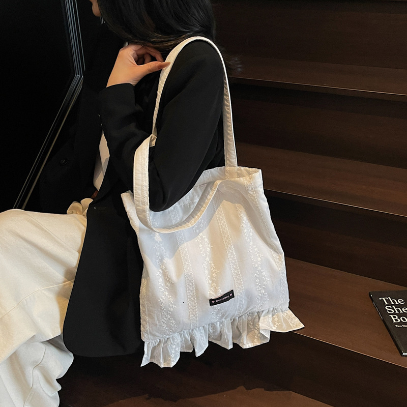 designer Korean Style INS Simple Large Capacity Bucket Bag for Women 2025 New Fashionable Office Commuter Casual Shoulder Bag