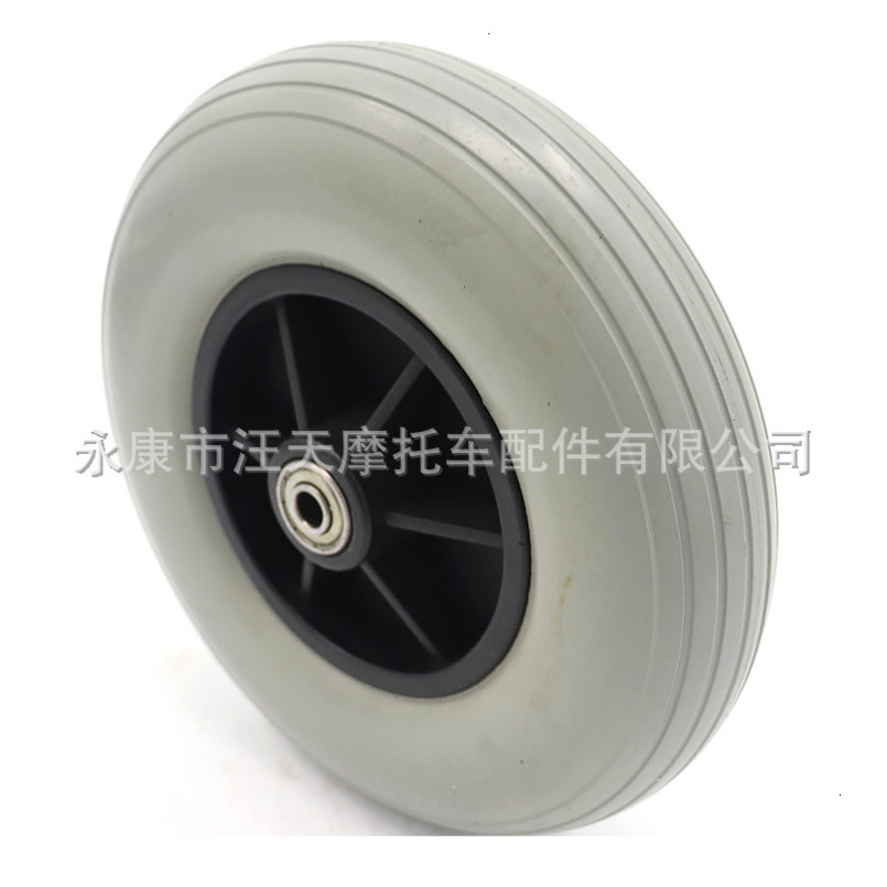 Electric Accessories Wheelchair PU 8inch 200x50 Solid Pneumatic Tire Front Small Wheel