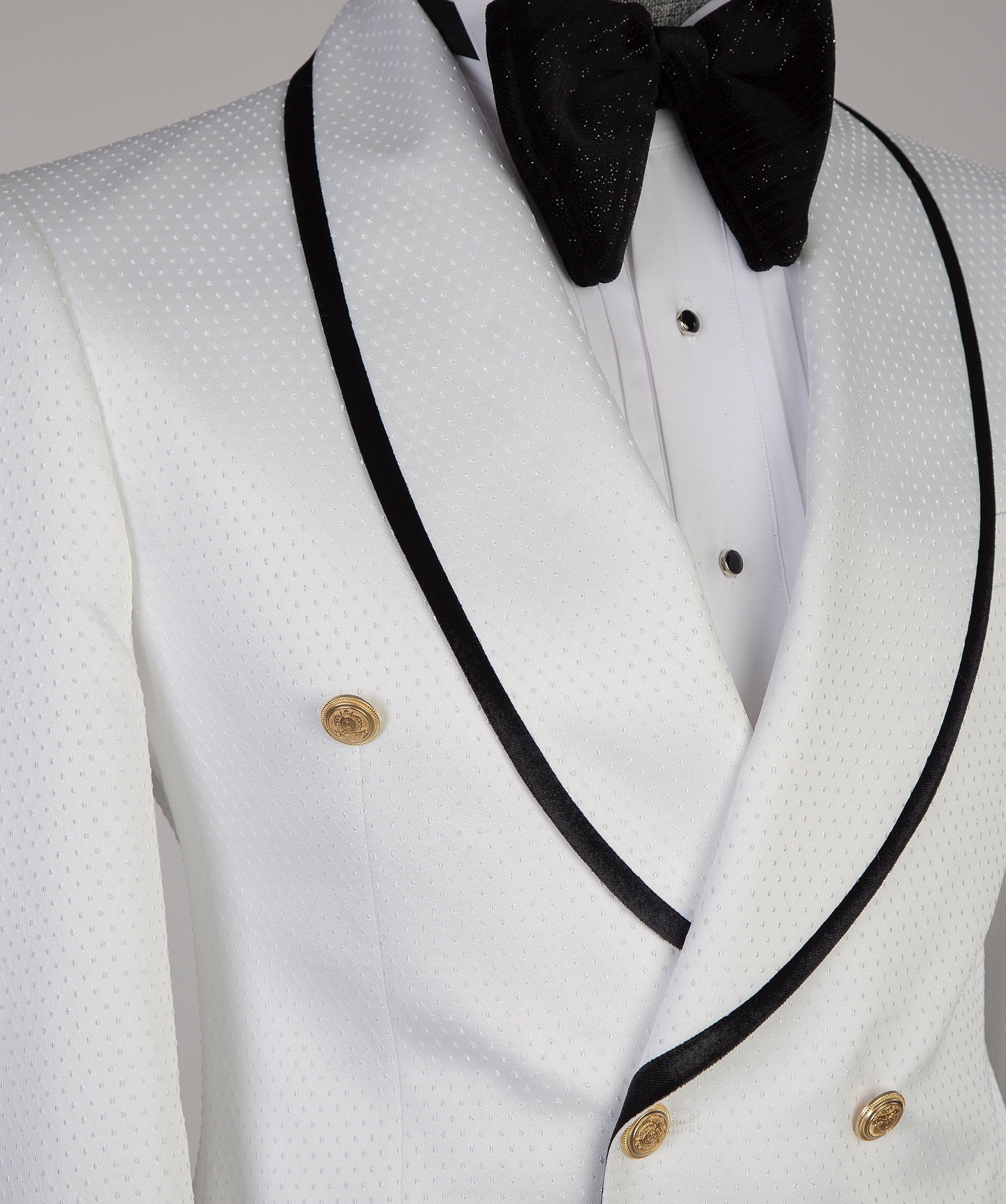 Classic Mens Wedding Suits Fit Slim Shawl Lapel 2 Pieces Set Party Prom Blazer Customized Double Breasted Evening Party Jacket+Pants Plus Size