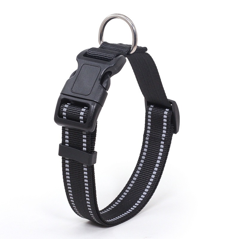 Chew Proof Dog Leash with Steel Wire Core and Reflective Nylon Handle for Medium Large Dogs - 1.2m / 1.5m