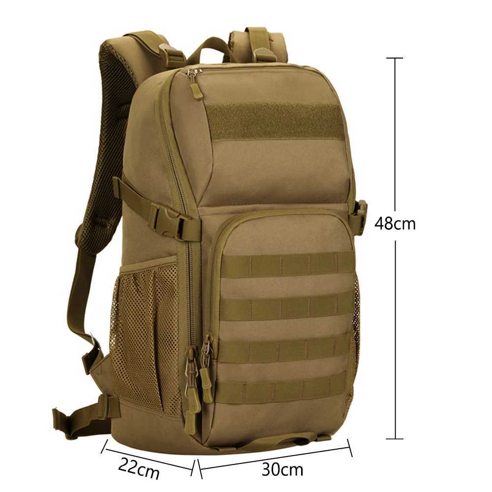 Tactical Backpack for Men Outdoor Waterproof Trekking Fishing Rucksack Hunting Camping Multi-purpose Molle Bag 30L W250603