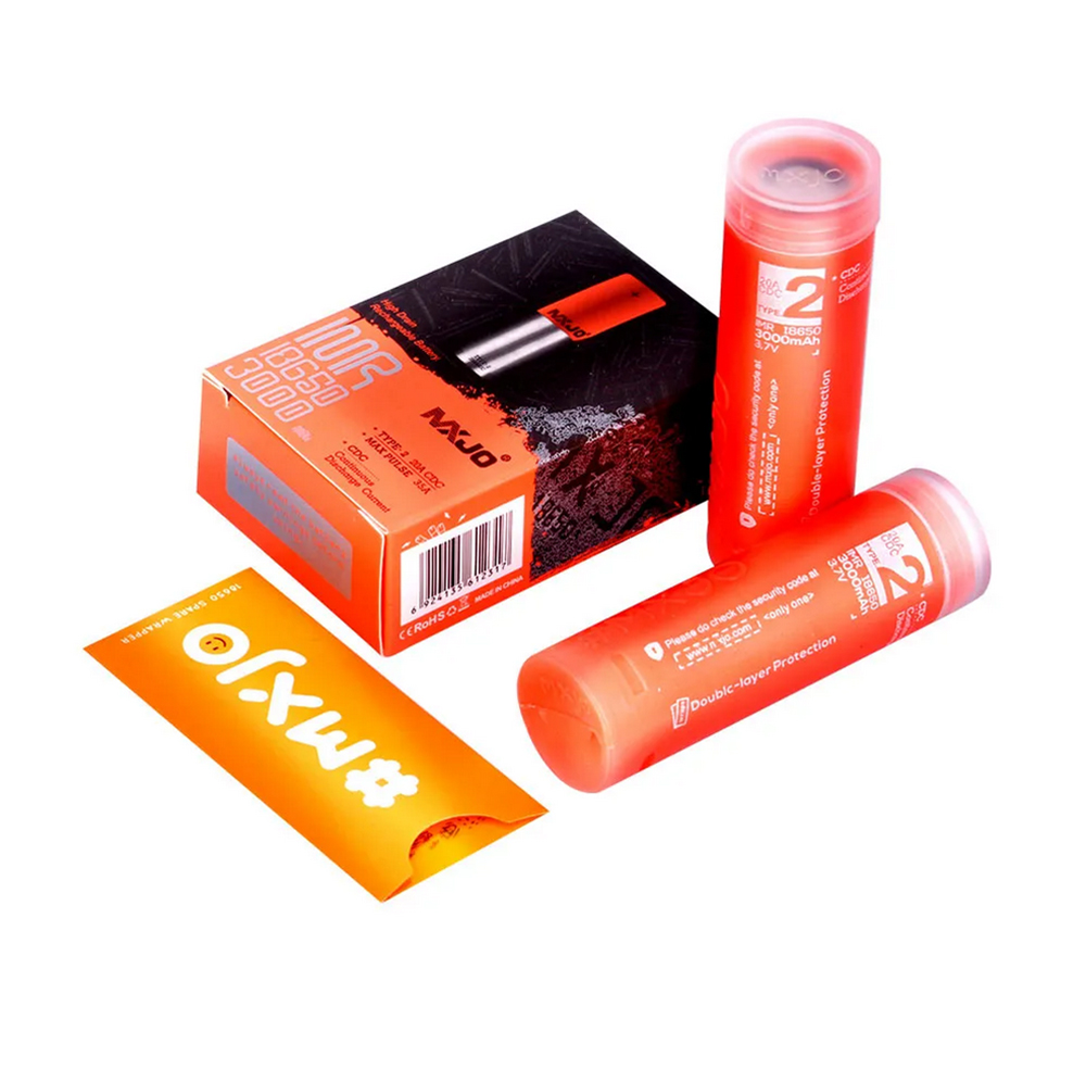 100% Original MXJO IMR 18650 Li-ion Battery 3500mAh 3000mAh 10A 20A 35A 3.7V Red Yellow Blue High Drain Rechargeable IMR18650 Cell Lithium Batteries G