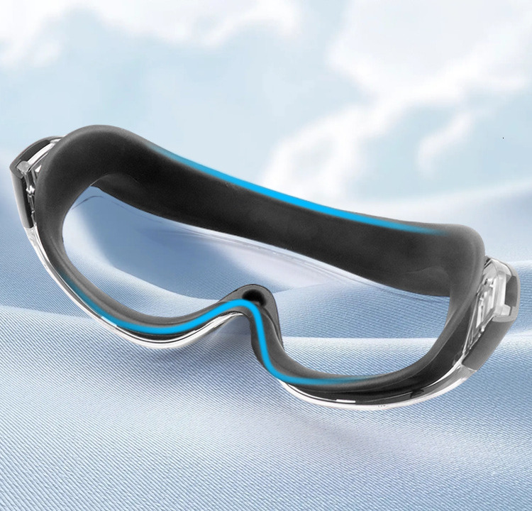 Adult Large Frame Waterproof Anti-Fog HD Swimming Glasses with Integrated Earplugs Silicone Swim Goggles