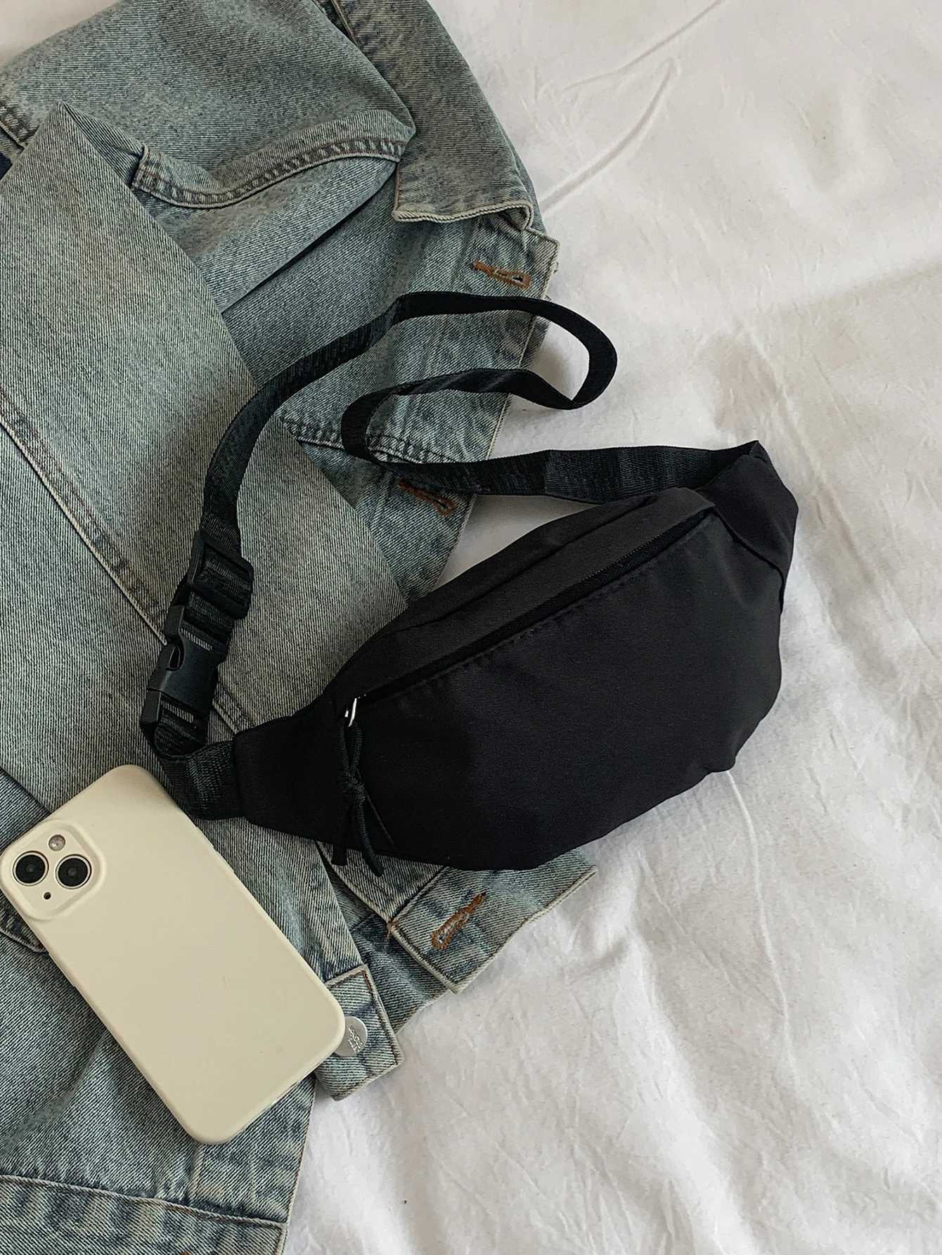 Waist Packs Mens and Womens Street Trend Waist Bag Oxford Casual Waist Bag Crossbody Chest Bag Waist Belt Phone Bag W250604