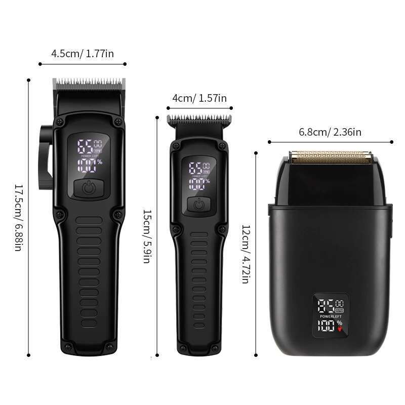 RESUXI 977 New 8500Rpm Professional Clipper + Electric Set For Barber Men's Trimmer Shaver Hair Cutting Hine