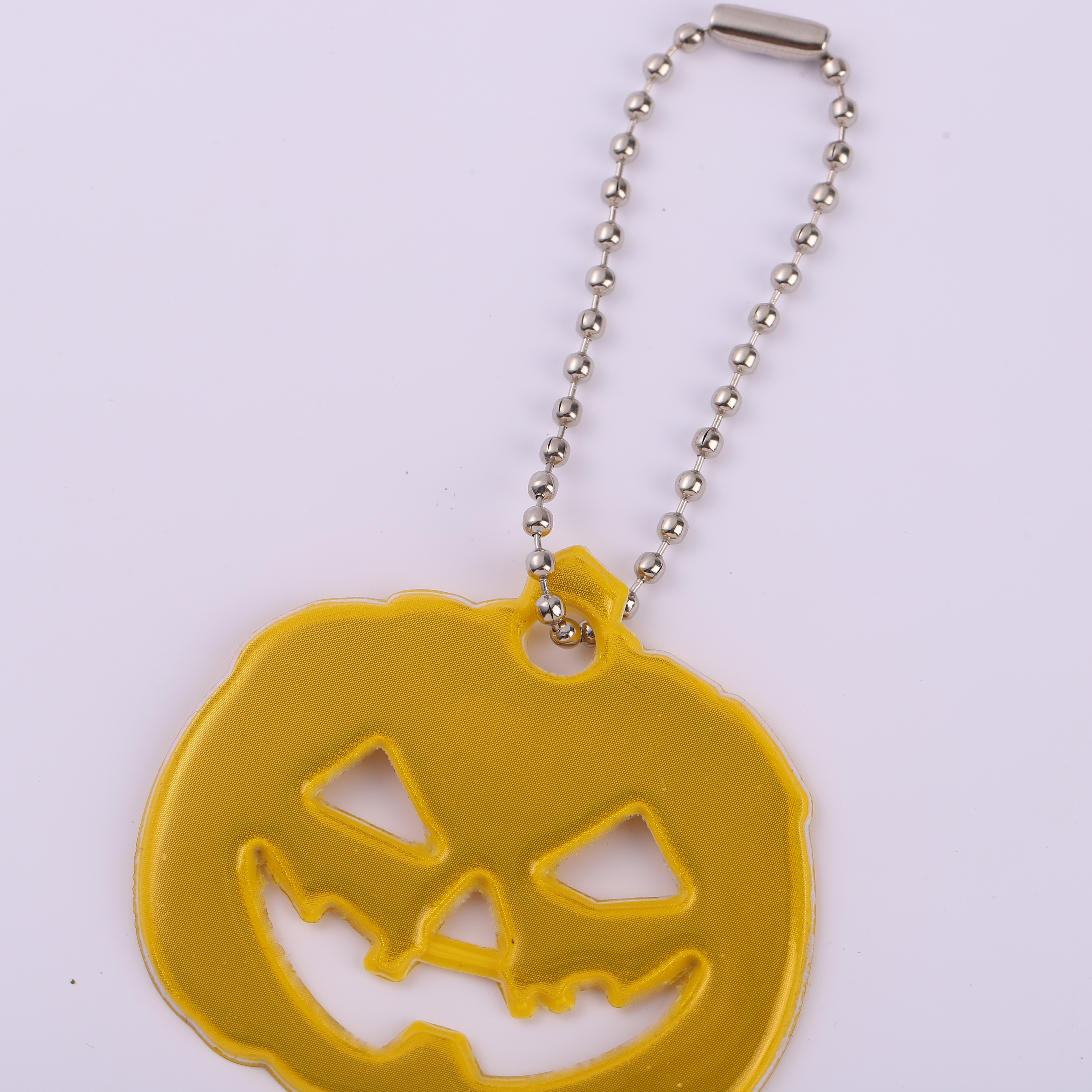 Halloween-Themed Pumpkin Nightlight Hanging Decoration with Creative Reflective Design