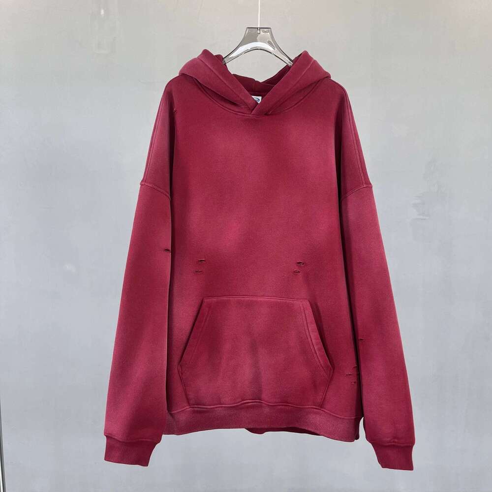 Spray monkey cut hole hoodie and sweater