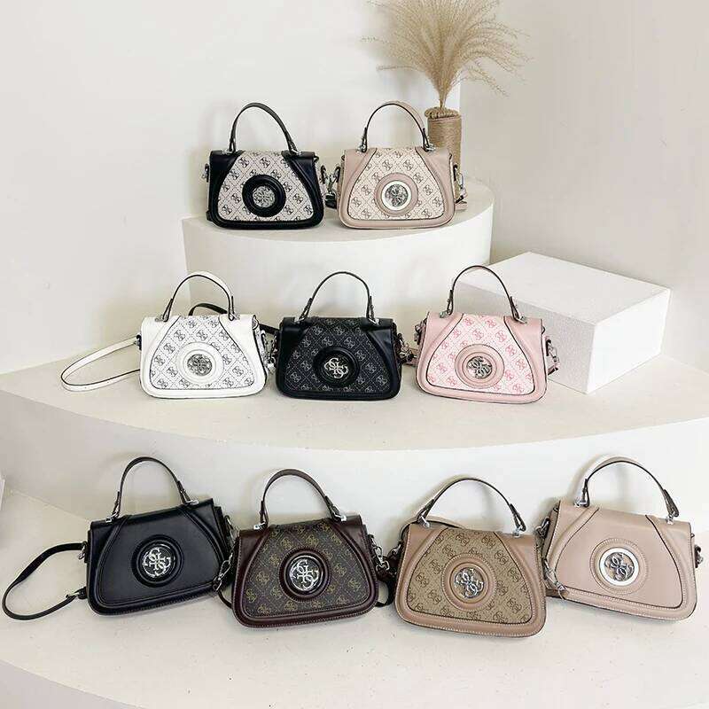 Women's Bags Designer Stylish Vintage Letter Crossbody Bag Elegant Leather Tote Minimalist Designer Handbag For Casual Commuter Women Purse