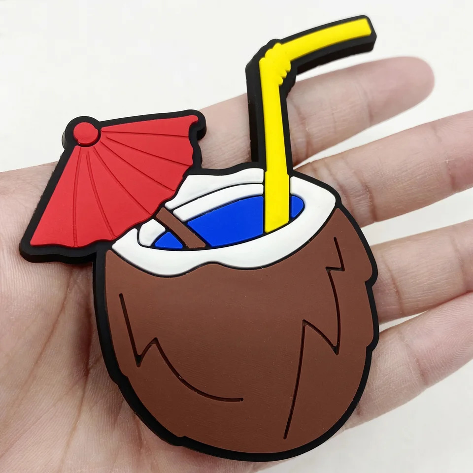 8pcs/set Cartoon Charm Inserts For Beach Bag Soft Accessories Beach Bag Tote Handbag Decoration 250603