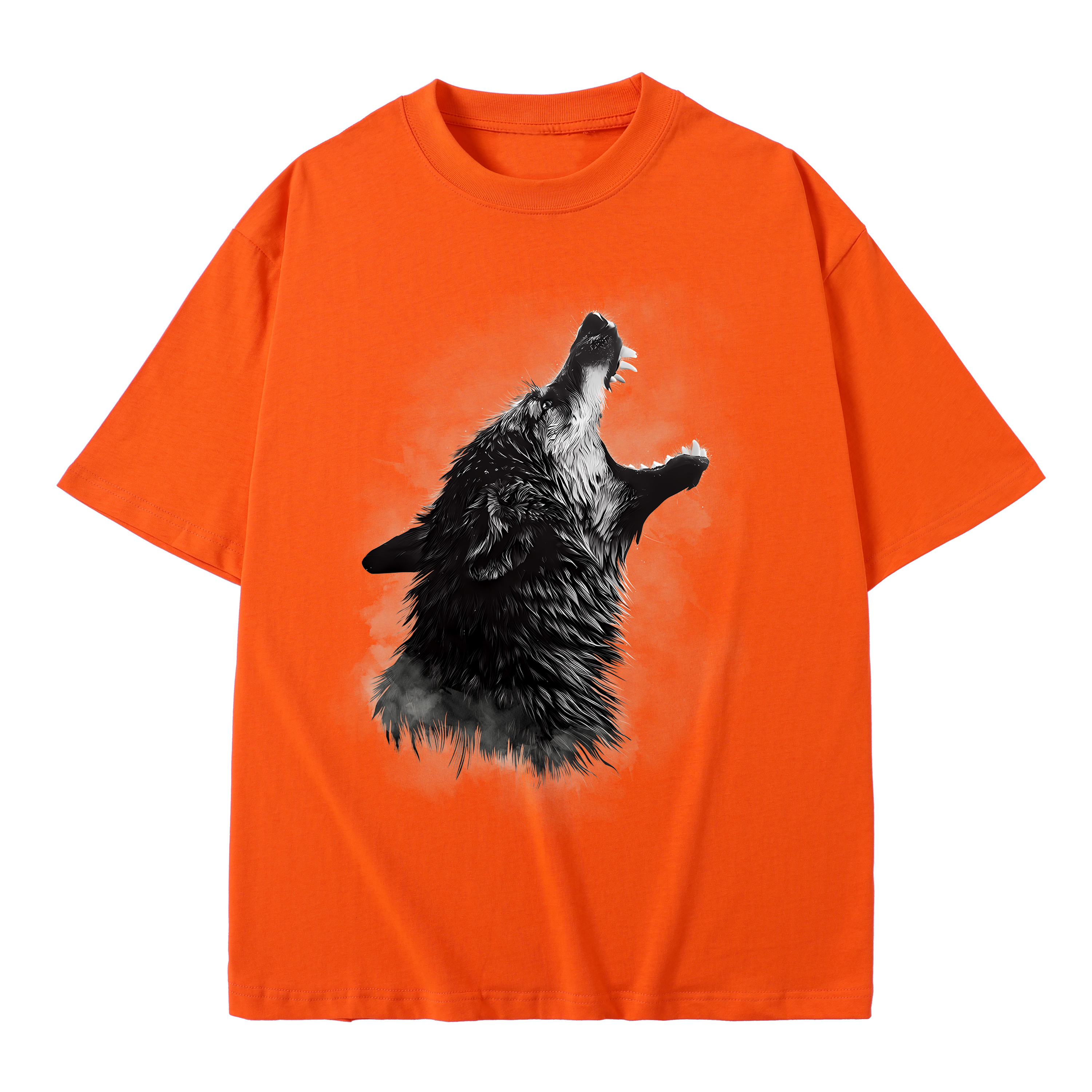 T-shirt men's top designer cotton T-shirt Silver the wolf short sleeved clothing high-quality fashionable T-shirt BROADTRUE