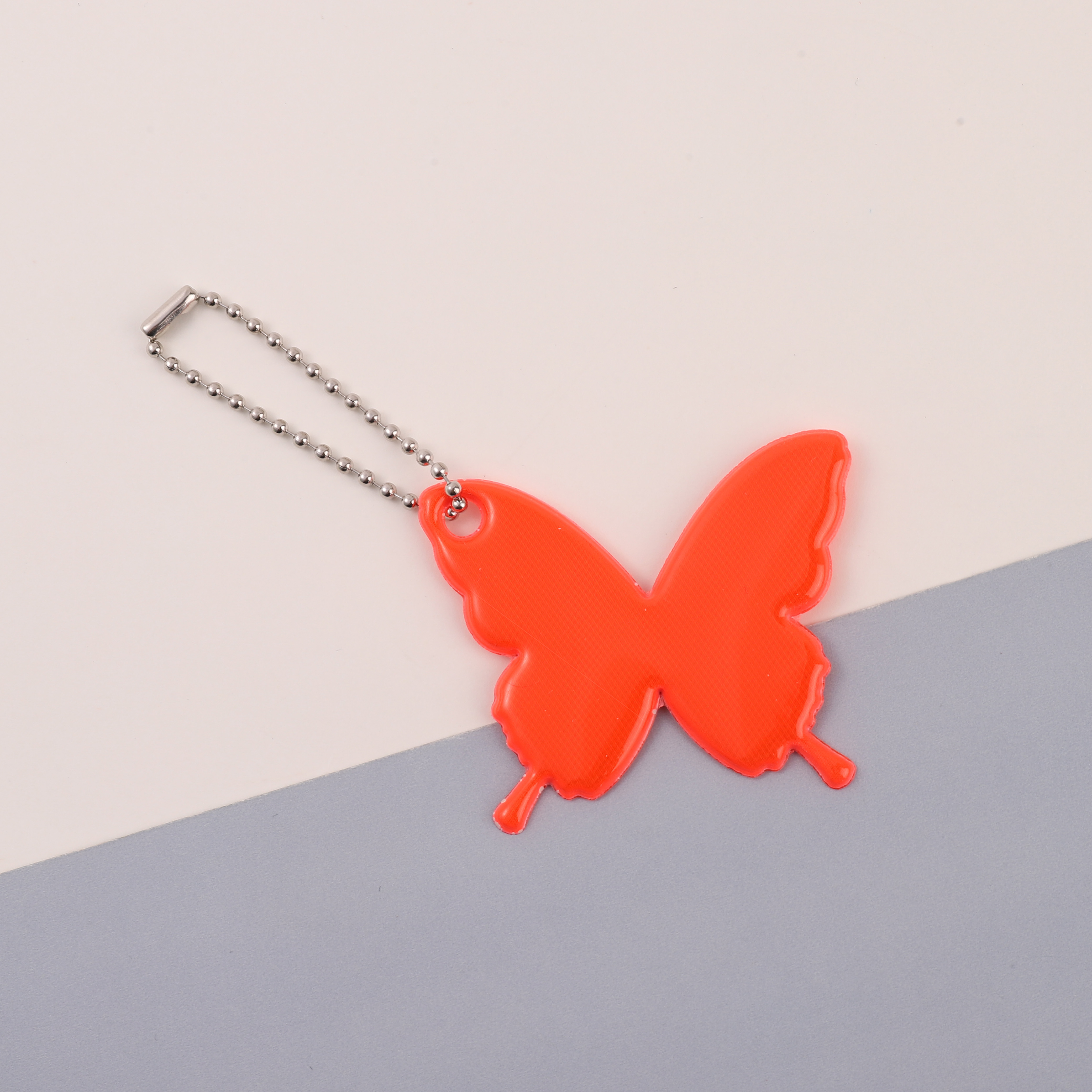 Reflective Butterfly Shape Backpack Pendant Enhancing Evening Visibility - Customizable Bulk Orders Available