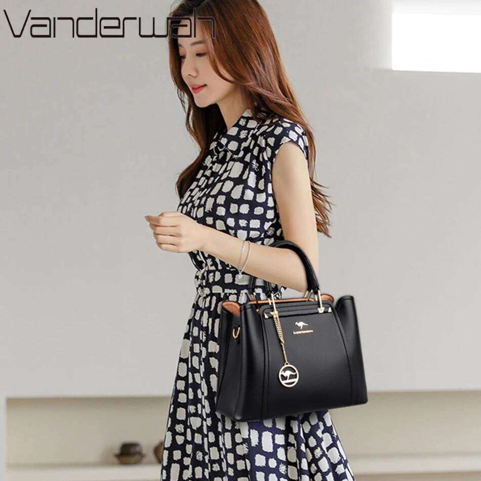 Women's Bags Designer Women Designer 3 Layers Shoulder Crossbody Sac Ladies Large Capacity Leather Handbags Shopper Brand Messenger Totes