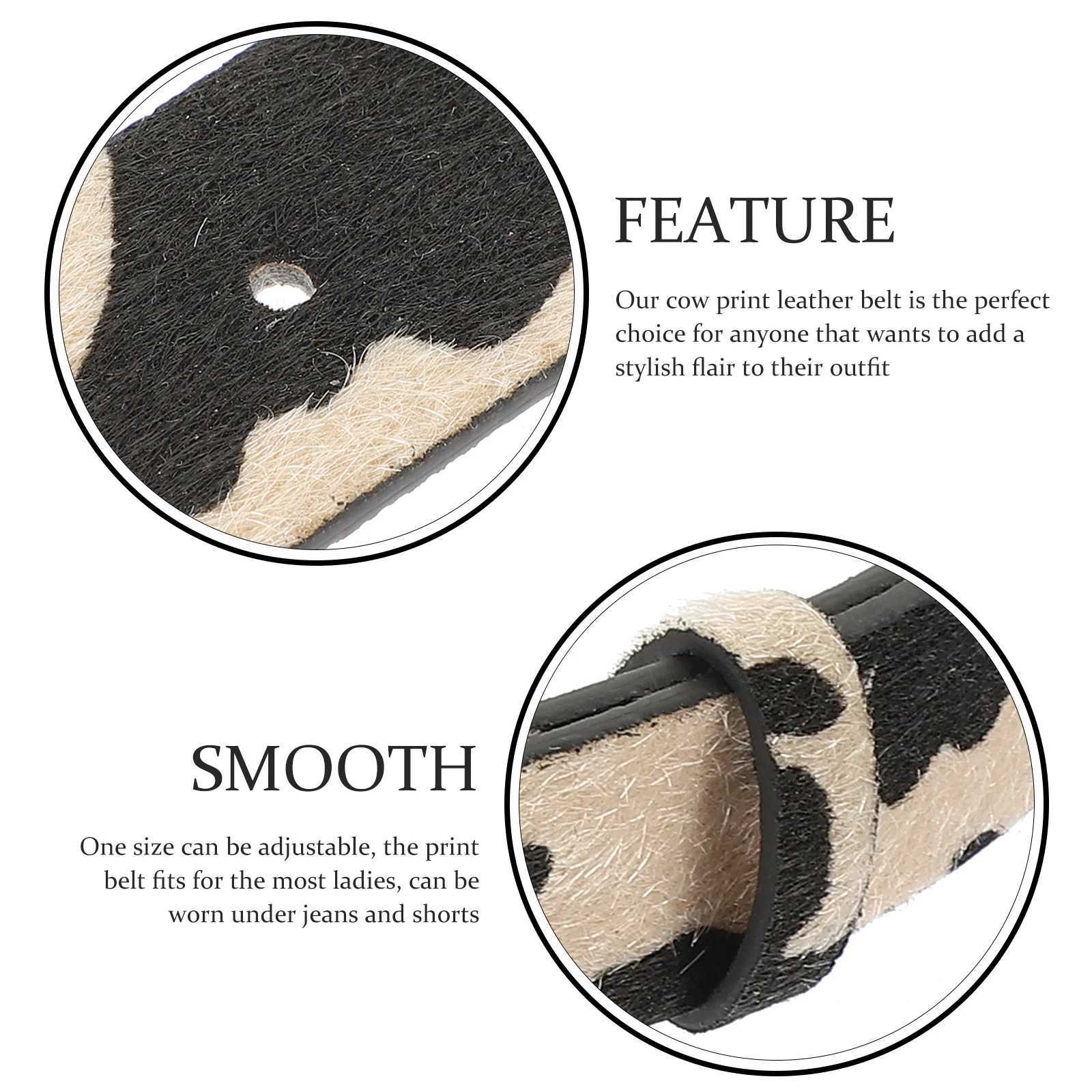 Belt Cowgirl Tight Belts Western Women Animal Imitation Pattern Bride W250604