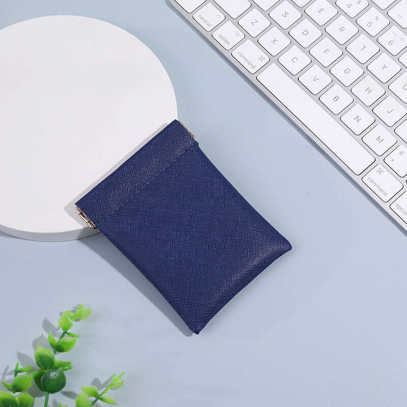 Automatic Closure Storage Mini Coin Purse Earphone Lipstick Bag TikTok