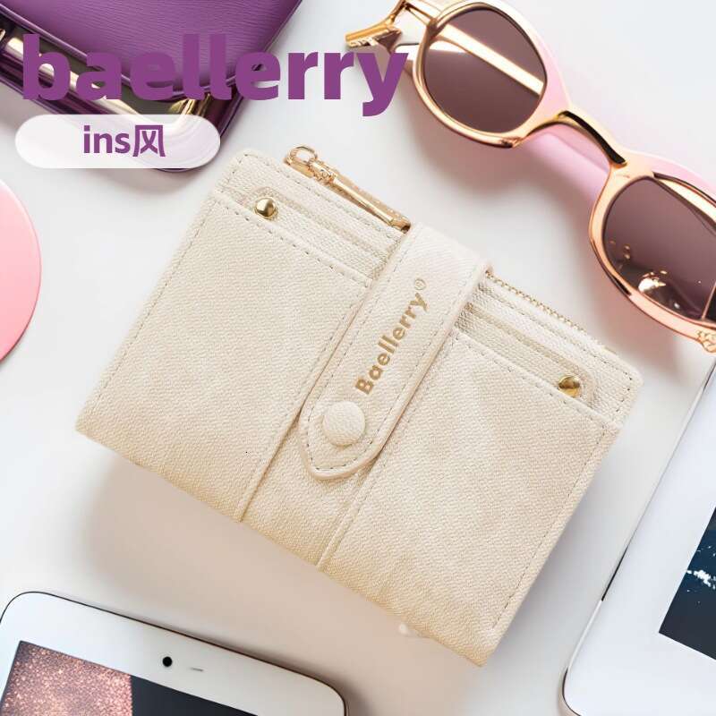 Baellerry Summer New Women's High-end Ins Style Card Holder Integrated Wallet for Women