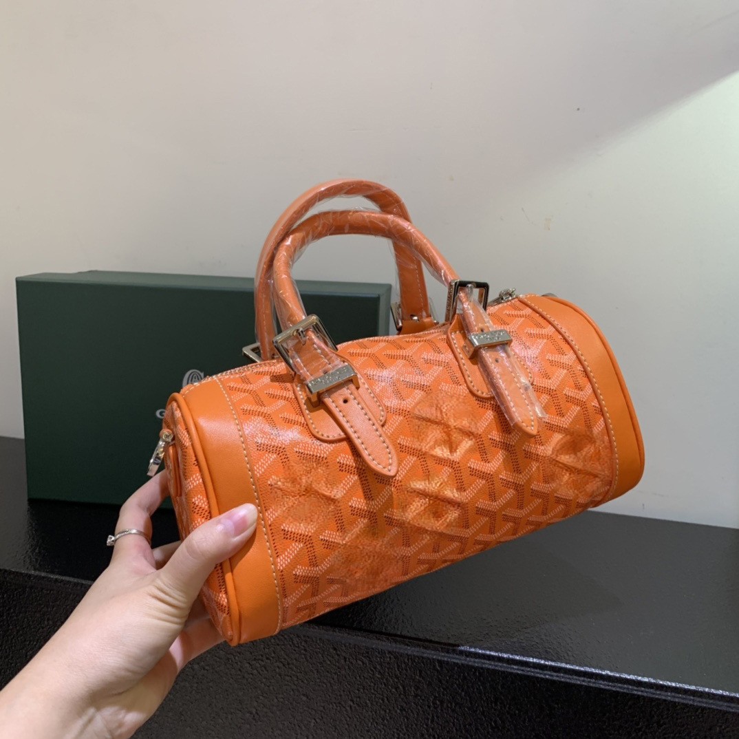 25 New Gaya Boston Pillow Bag Single Shoulder Mini Dog Tooth Bowling Cross Shoulder Women's Handbag