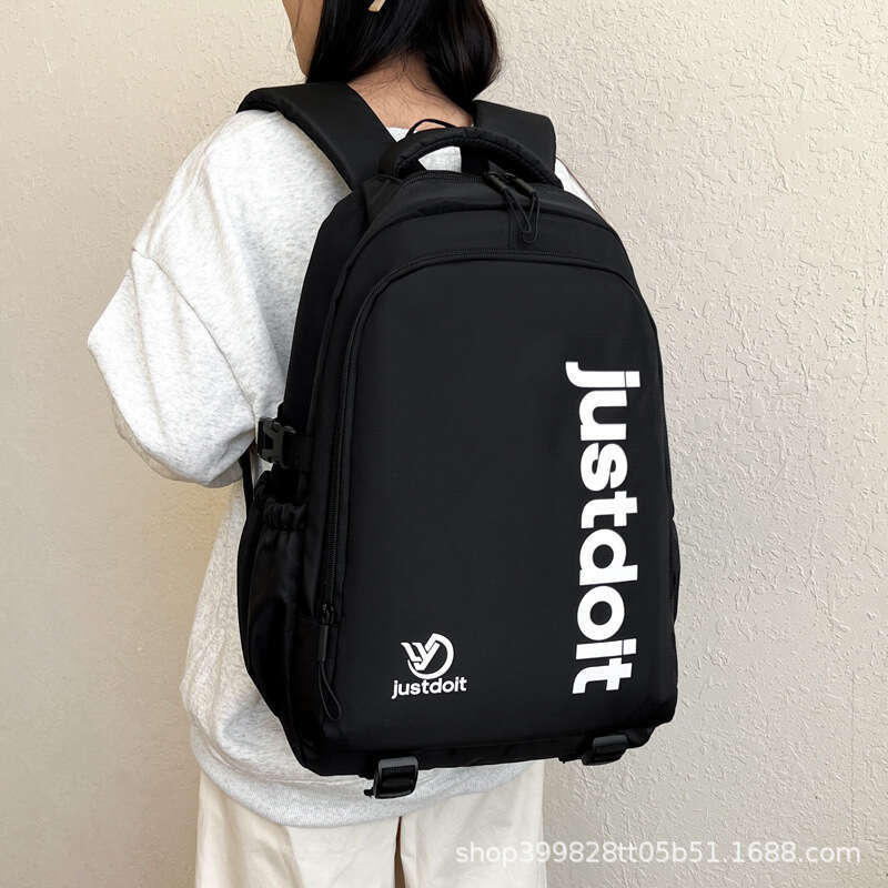 Korean Style Student Travel Men's Casual Backpack Simple Fashion Double Shoulder Large Capacity Laptop Bag