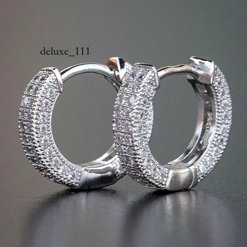 Choucong Hip Hop Vintage Jewelry Ear Cuff Sterling Sier Pave White Sapphire CZ Dia Gemstones Party Fine Women Wedding Clip Earring For Lover Gift