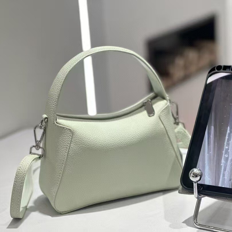 New Fashion Shoulder Slant Small Square Bag, Genuine Leather Women's Bag, niche designer Dumpling Bag, Women's Shoulder Bag