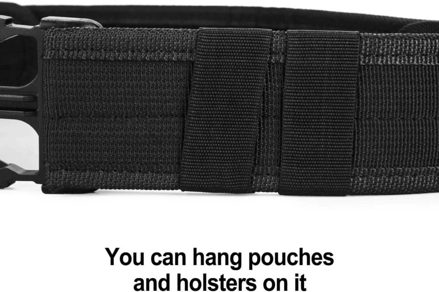 Tactical Belt Military Style Quick Release Buckle Belt Nylon Waist Belts Adjustable Army Belts Police Utility Belt for Men W250604