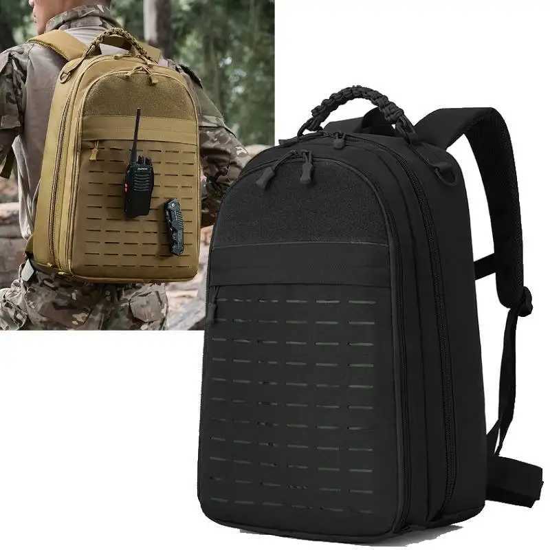 Tactical Climbing Backpack Sports Storage Equipment Rucksack Outdoor Hiking Camping Trekking Bag Large Sport Weekend Luggage BagW250603