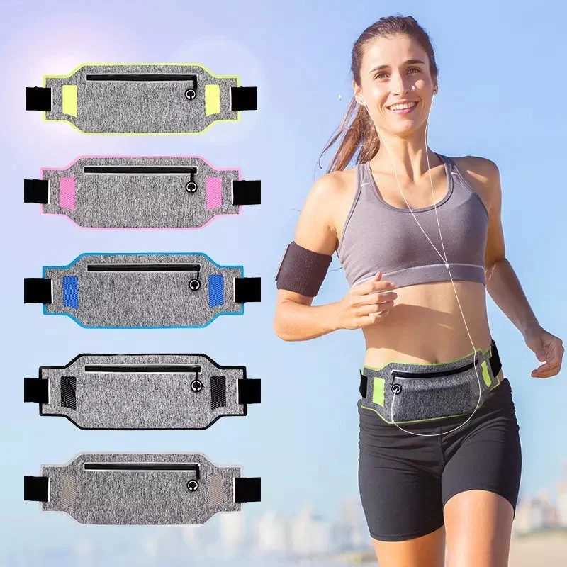 Professional Sport Running Waist Belt with Hidden Pouch Mobile Phone Holder Gym Fitness Running Belt Waist Pack for Men and Women W250604