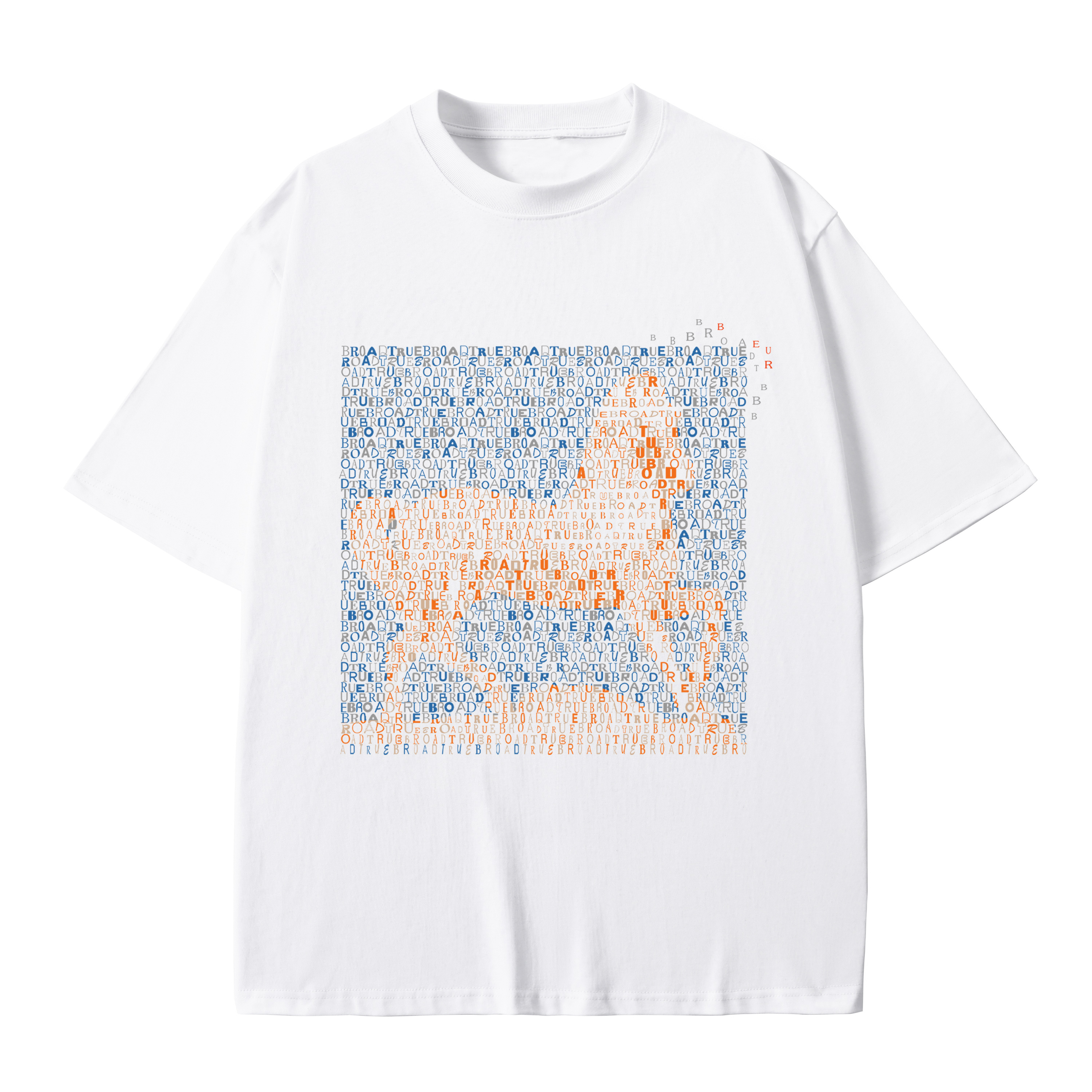 T-shirt men's top designer cotton T-shirt The Shadow of the Horse short sleeved clothing high-quality fashionable T-shirt BROADTRUE