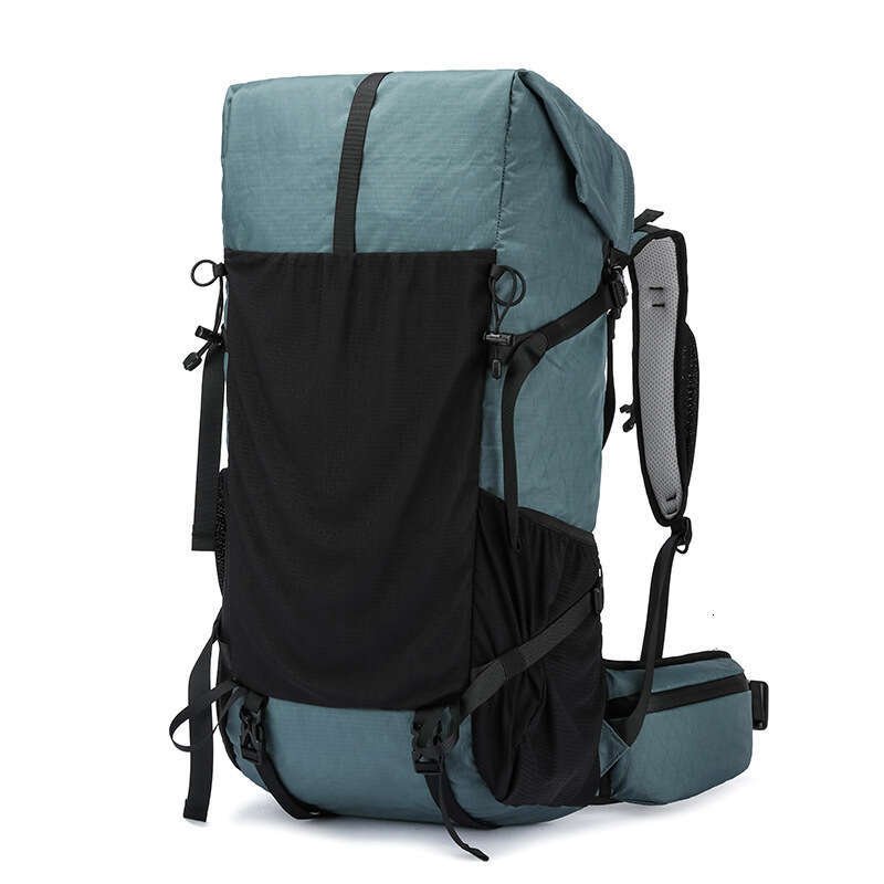 Outdoor Hiking Bag 40L Expandable Capacity Travel Lightweight Scratch-Resistant Waterproof Roll-Top Backpack