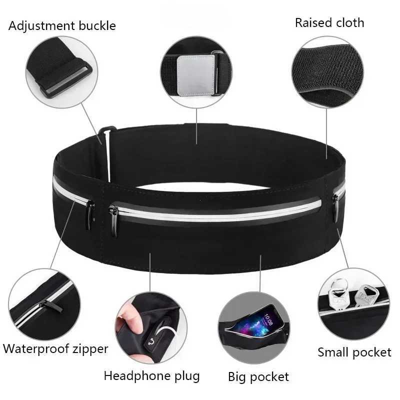 Outdoor Belt Bag Mobile Cell Phone Bag for Running Men Running Bag Women Sport Fanny Pack Waterproof Jogging Gym Waist Bag Run W250604