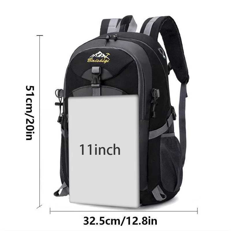 New Men Backpack Nylon Waterproof Casual Outdoor Travel Backpack Ladies Hiking Camping Mountaineering Bag Youth Sports Bags W250603