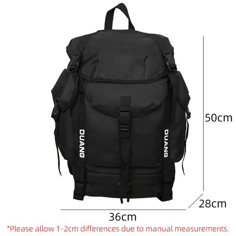 Outdoor Climbing Backpack with Shoes Pack Sport Drawstring Basketball Bag Travel Hiking Trekking College Knapsack Multi Pocket W250603