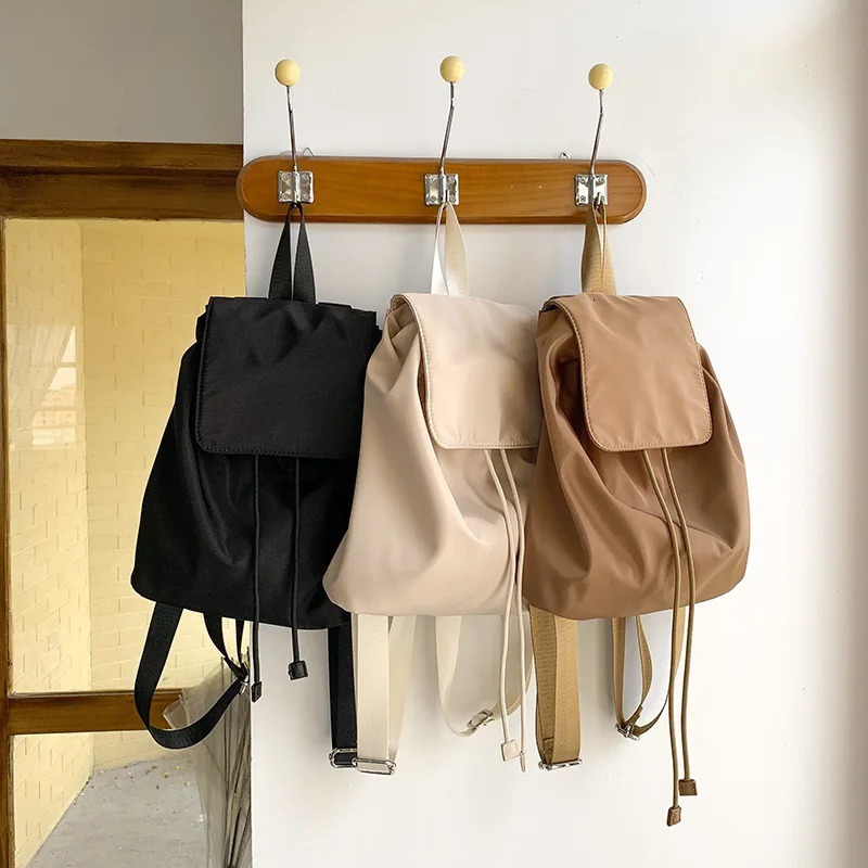 Light Nylon Women Backpack large capacity Book Back Bag Travel Backbag Korean style female Shoulder Bag Mochila Feminin 250606