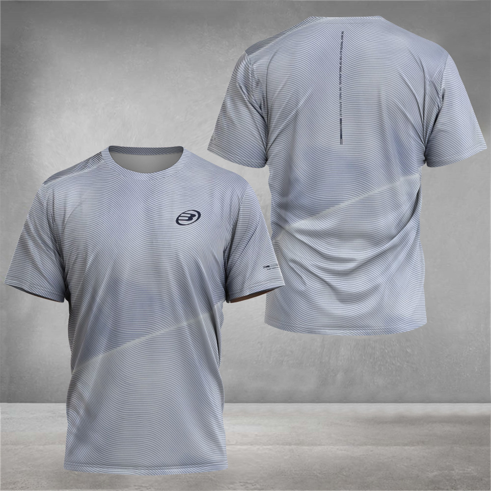 Men's T Shirts Padel Breathable Short Sleeve Summer Quick Dry Street Tops Outdoor Tennis Shirt Fitness Collection