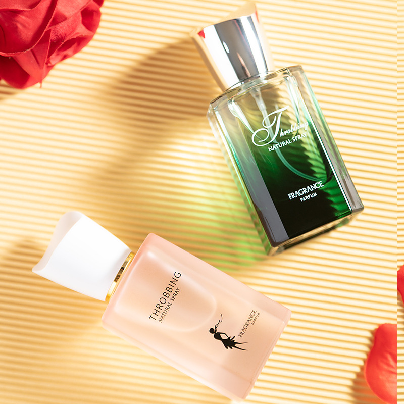 Beautiful posture, heartbeat women's perfume, high-end perfume, long-lasting women's floral fragrance, fresh and natural light fragrance who