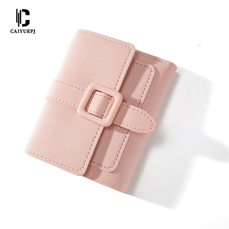 New Short Solid Color Card Holder Spring Women's High-end Wallet Coin Purse