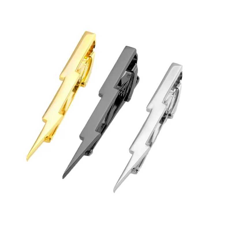 Geometric Copper Metal Tie Clip Creative Fashion Mens French Suit Shirt High-end Banquet Business Clothing Accessories Simple W250604