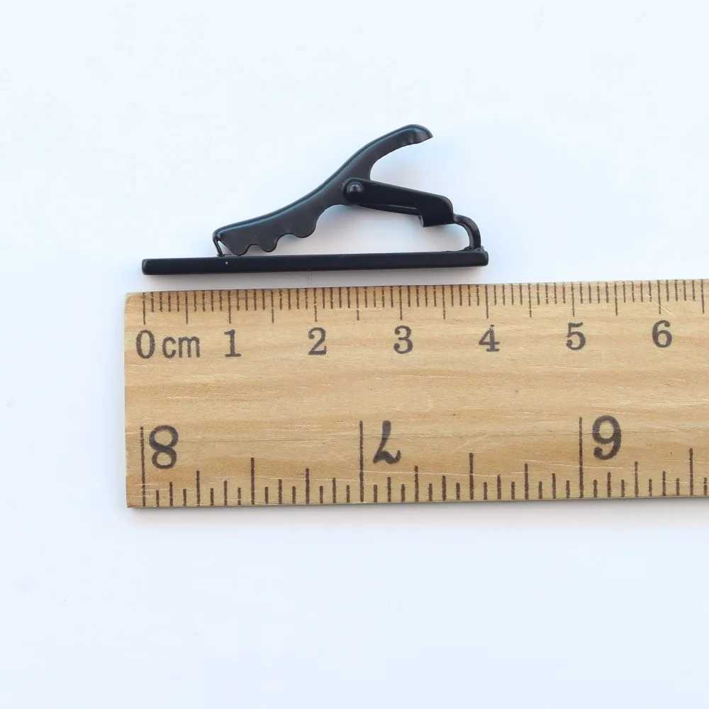 4cm Formal Mens Alloy Necktie Tie Clip Pin Skinny Glossy Clasp Copper Bar Wedding Slim Ties Clips Suits Accessories Jewelry W250604