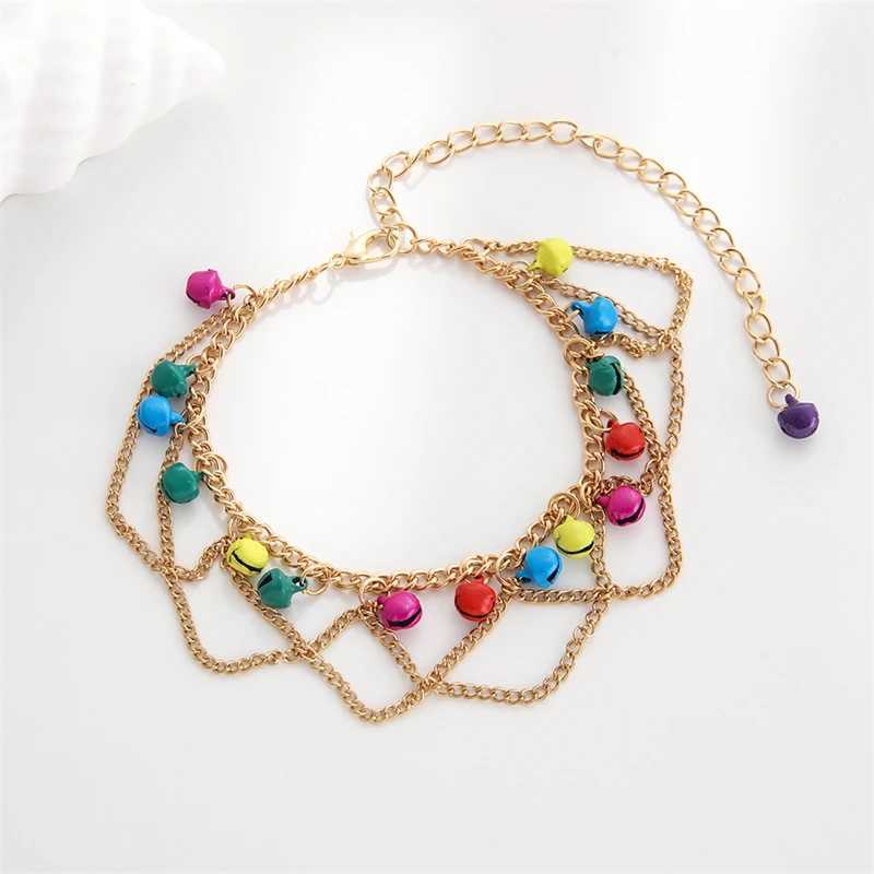 Bohemia Anklets for Women Beach Foot Chains Beads Butterfly Bracelet Charm Anklet Set Ankle Summer Boho Jewelry Accessories W250604